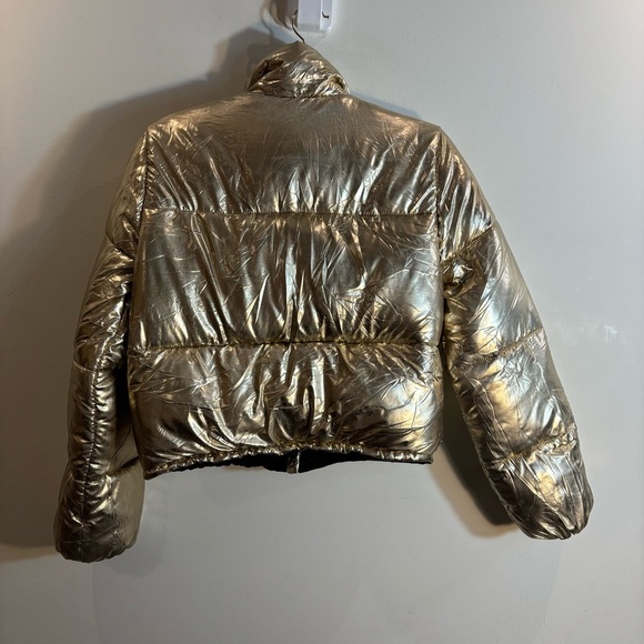 LOVERS + FRIENDS Sz XS Ripley Puffer Coat in Gold NEW WITHOUT TAGS - Picture 10 of 13